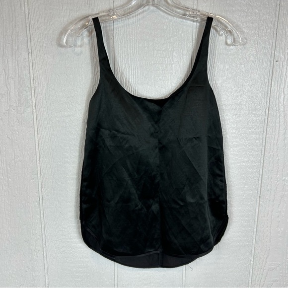 Marc Jacobs Designer Black Linen Blend Sleeveless Blouse Size 4 - Picture 11 of 14